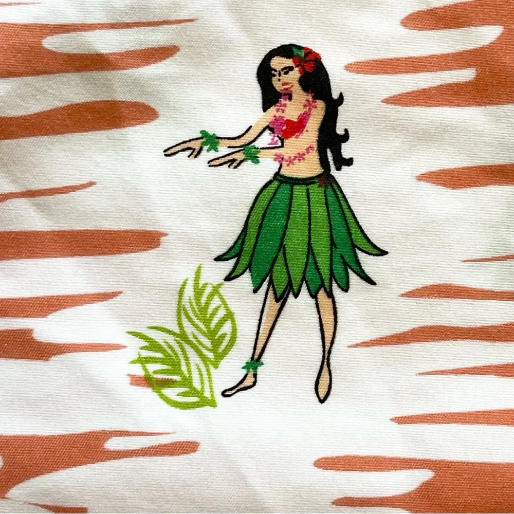 Maui And Sons Board Shorts - Hawaiian Hula Girl Print - Size 38